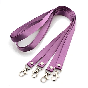Custom neck blank plain lanyard strap mix color