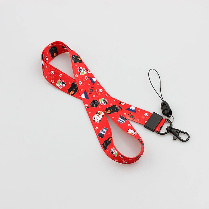 Promotional custom lanyard keychain & sample and design free
