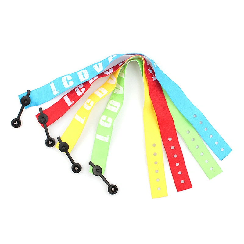 Popular gifts souvenirs RPET bracelet wristbands with design logo