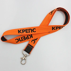 Promotional Cheap Custom Woven Embroidered Lanyard
