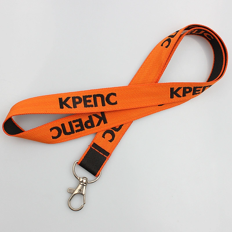 Promotional Cheap Custom Woven Embroidered Lanyard