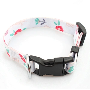 Wholesale custom design decorative polyester dog collar