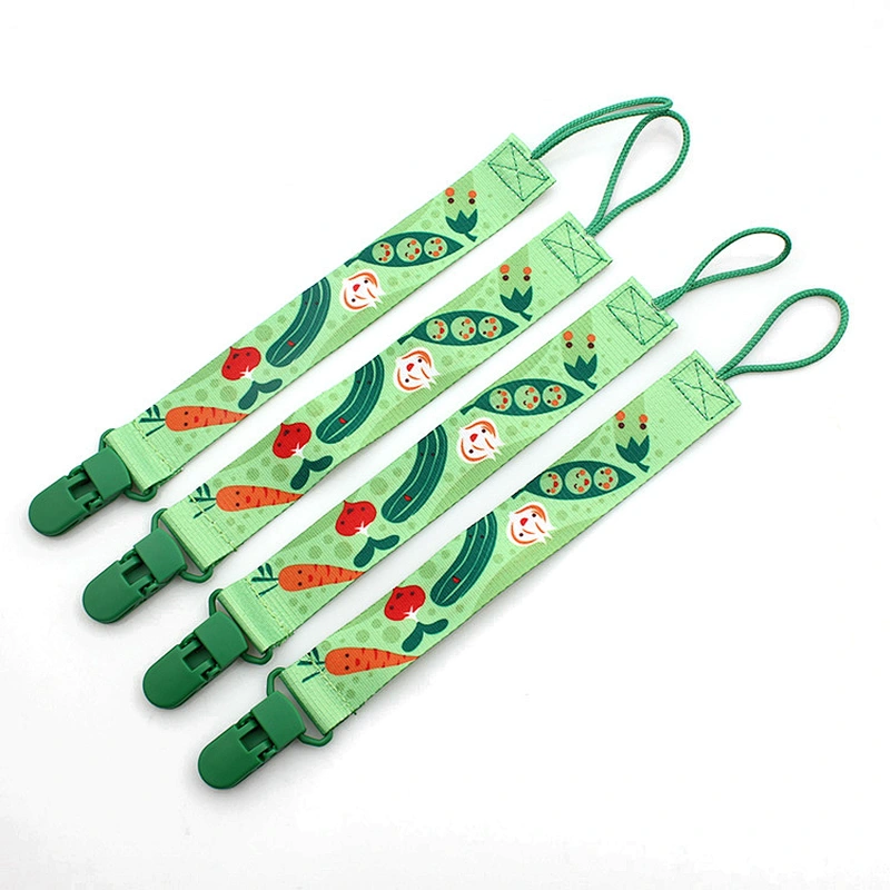 Polyester Funny Dummy Nipple Pacifier Holder Clip For Baby