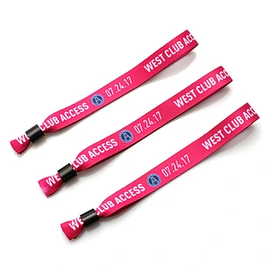 Wholesale Fabric Wristbands Low Price Fastern Cloth Bracelet for Hotel Supply