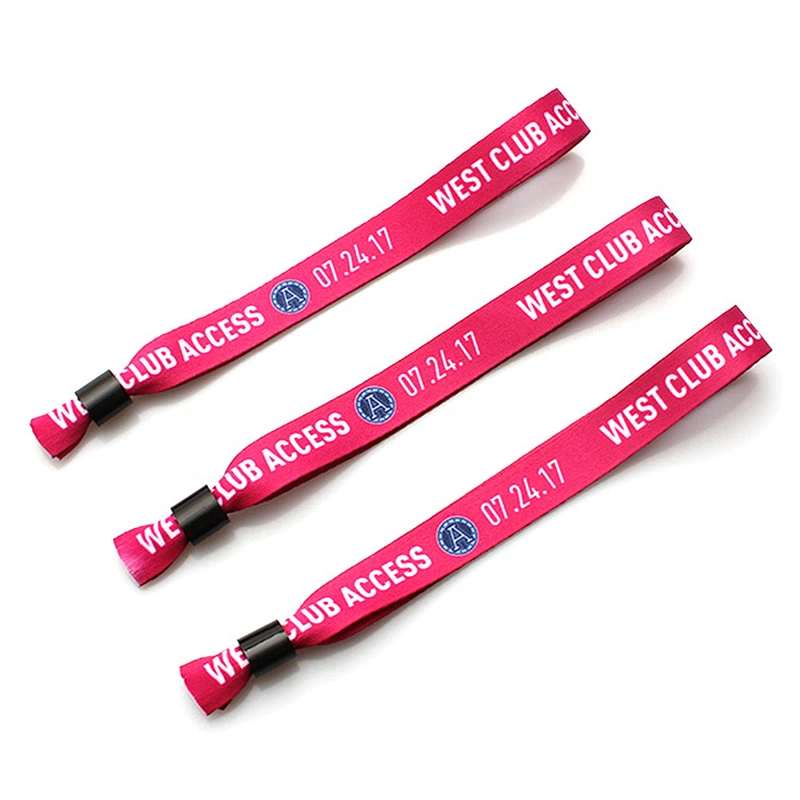 Wholesale Fabric Wristbands Low Price Fastern Cloth Bracelet for Hotel Supply