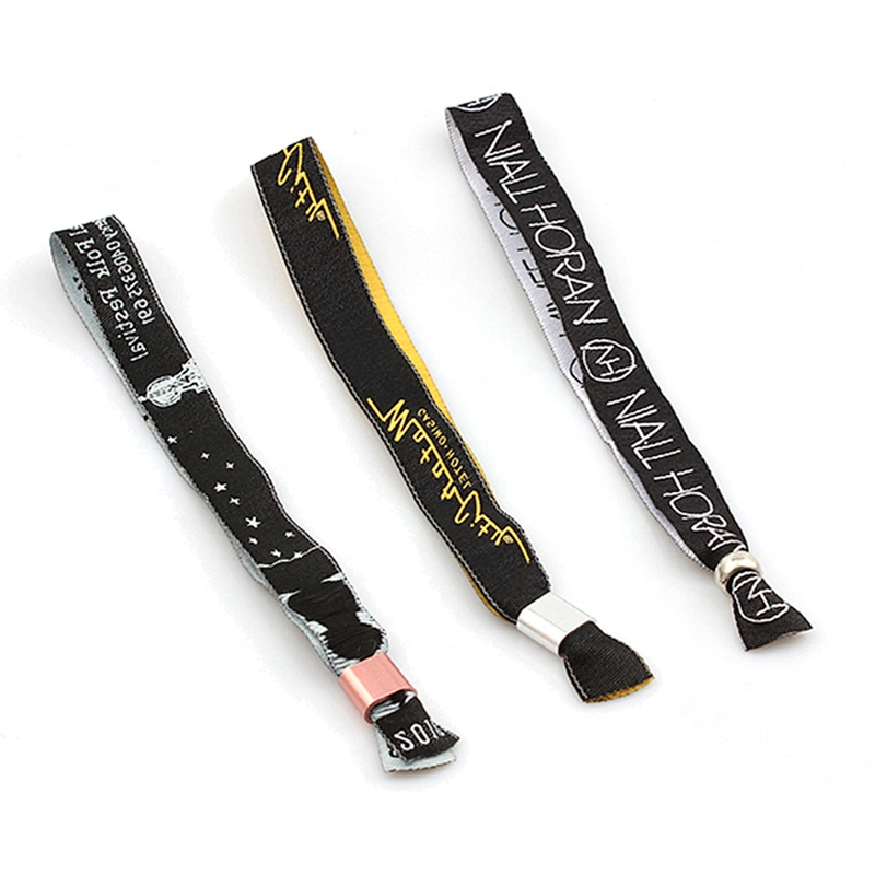 Fashion factory directly wholesale cheap club wrist bands with custom print logo