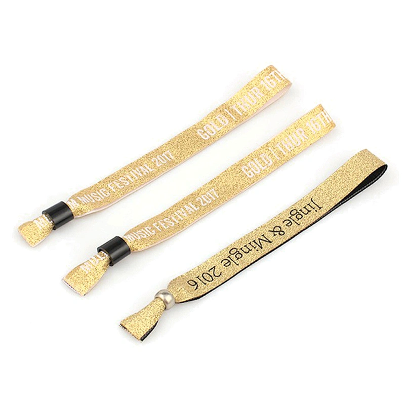 2019 wholesale high quality woven wristband for events