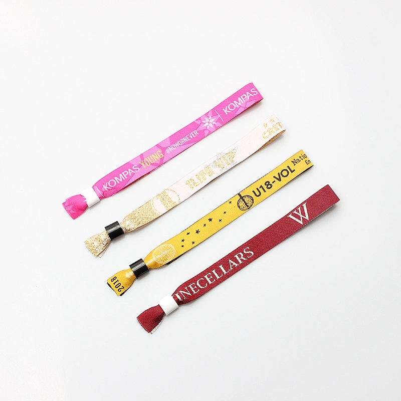 Disposable Woven Wristband For Event