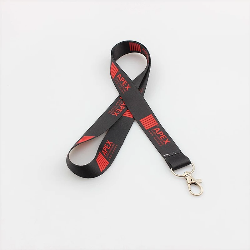Beautiful Strap, Colorful Heat Transfer Printed Lanyard With Metal Hook