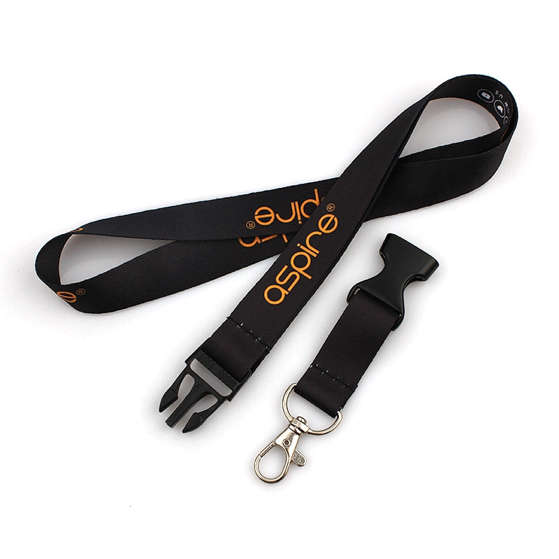 Manufacturer custom high quality lanyard with breakaway buckle