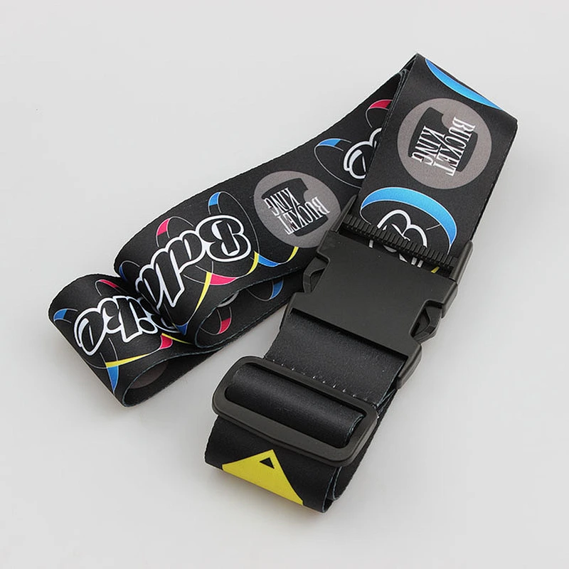 Wholesale custom adjustable cheap polyester suitcase luggage strap