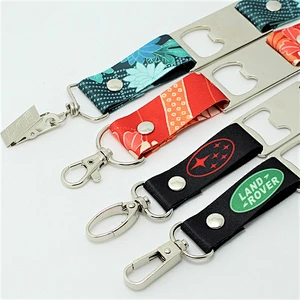 New products high quality custom drink beer bottle opener lanyard