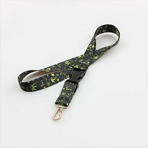Cheap custom logo printing polyester radio lanyard