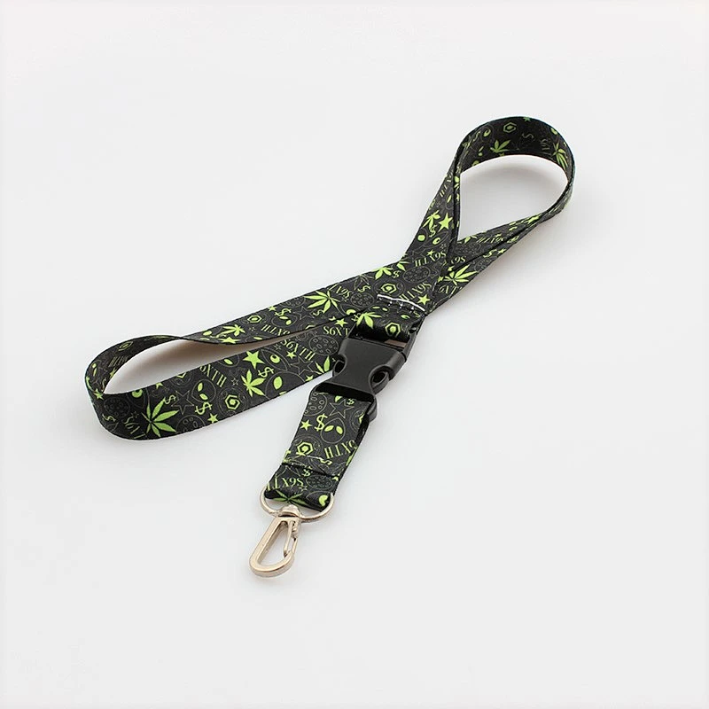 Cheap custom logo printing polyester radio lanyard