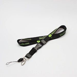 Metal hook nylon disconnected neck lanyard snap buckle for business