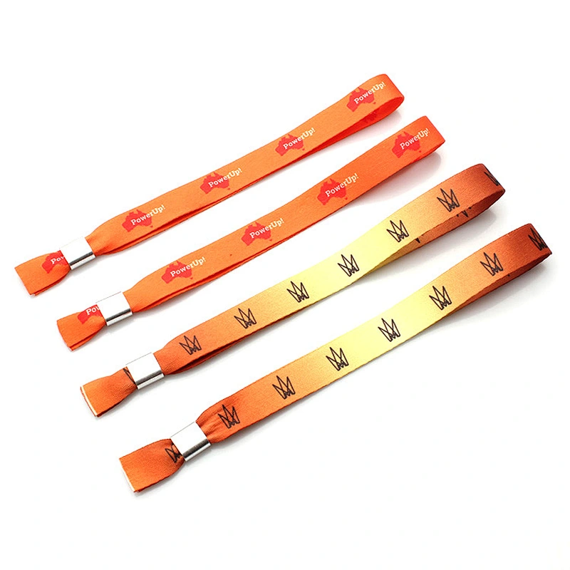 Promotional hot sale sublimation polyester wristbands as giveaway gift items