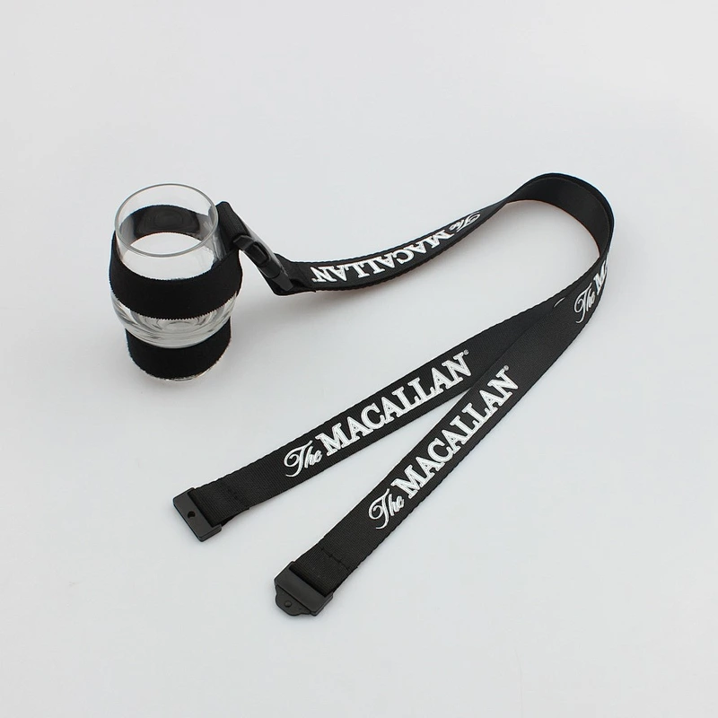 High quality customized logo bottle strap holder lanyard wholesale