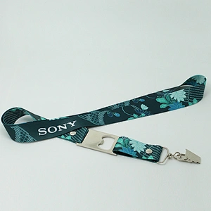 High Quality Printed Polyester custom Lanyards no minimum order