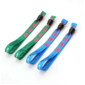 One time use sublimation printed wristband for activity