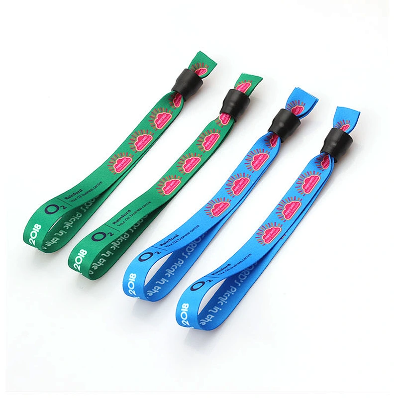 One time use sublimation printed wristband for activity