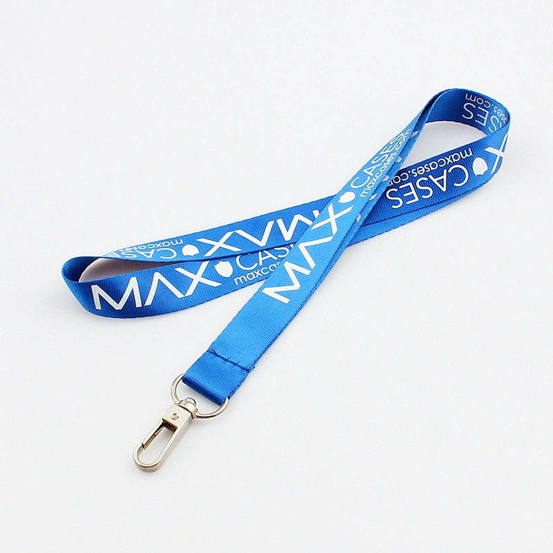 Fashion design custom logo bungee cord lanyard sublimation