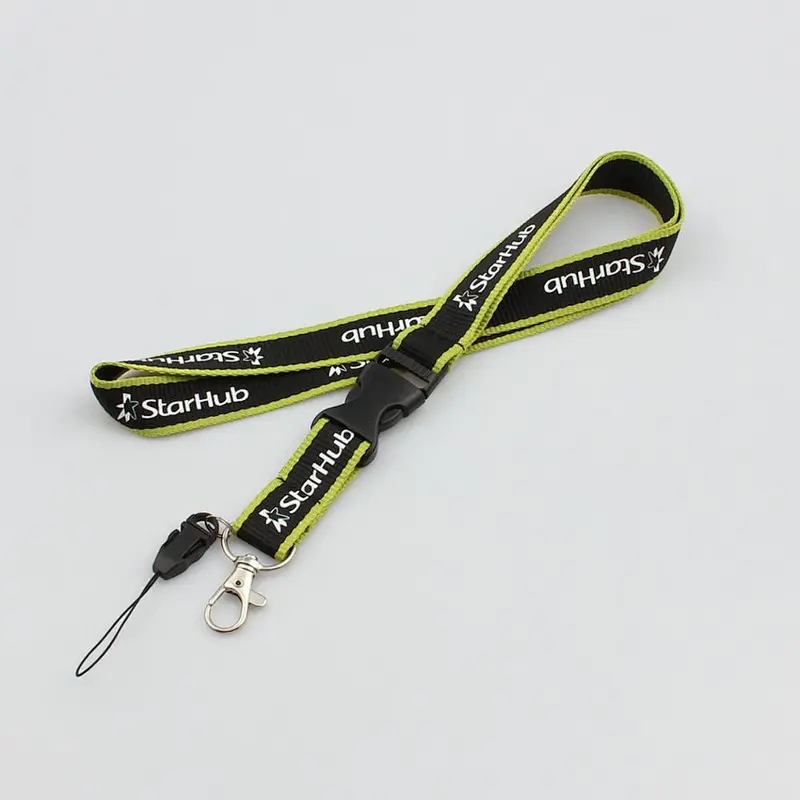 Wholesale factory direct selling made of polyester materials lanyard
