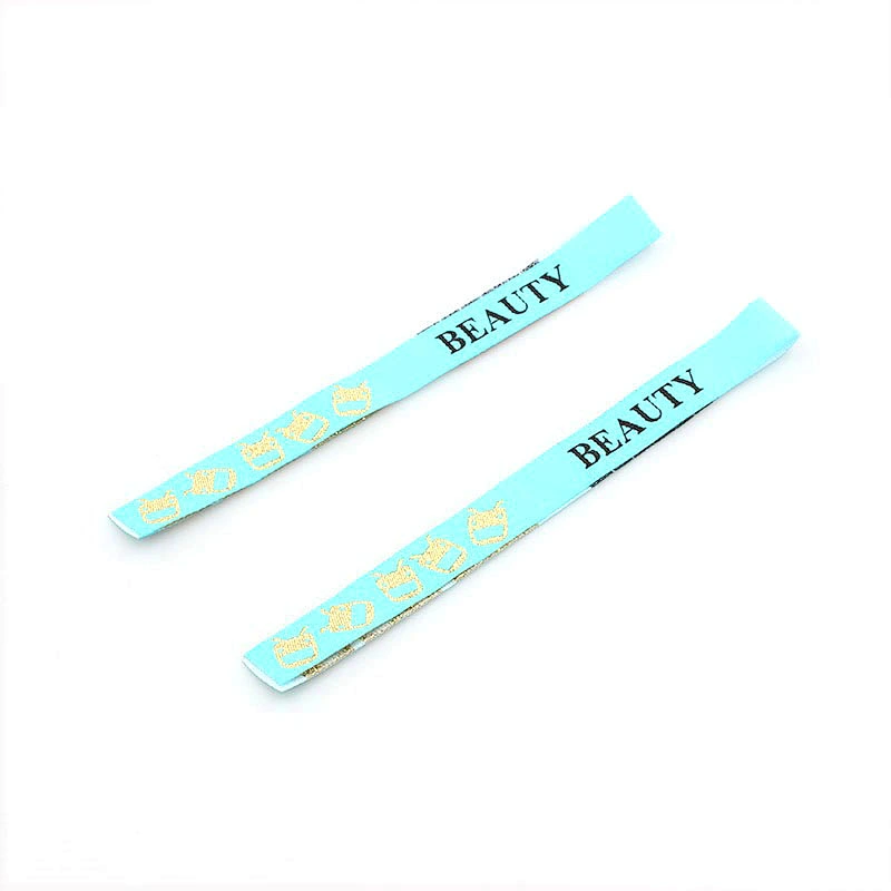 Free design cheap beautiful festival woven wristband with plastic slider custom