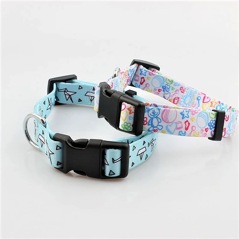 Stylish Polyester Dog Collar with Sublimation Printing