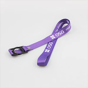Promotional cheap water bottle holder wine glass lanyard