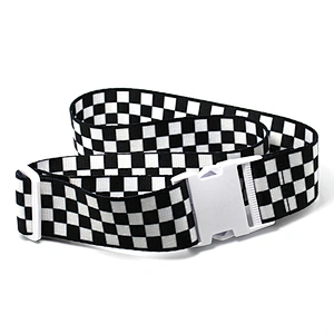 OEM fashion custom cheap free design luggage straps with detach buckle