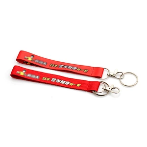 Hot sale polyester short strap lanyard for promotional gift
