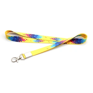 Fashion Style Polyester Material Customized Printing Neck Strap Lanyards
