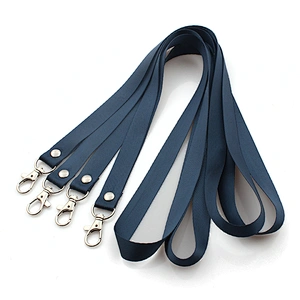 Wholesale high quality nylon imprint blank lanyard