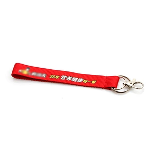 Hot sale polyester short strap lanyard for promotional gift