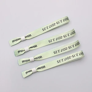 Factory Direct Supply Safety Wristband Identity Fabric Bracelets