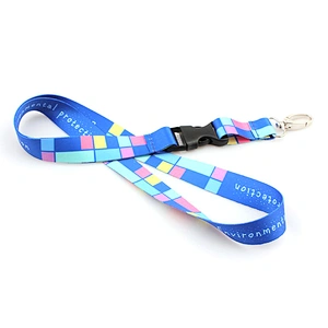 Cheap promotion bulk crafts custom printing polyester lanyard with usb