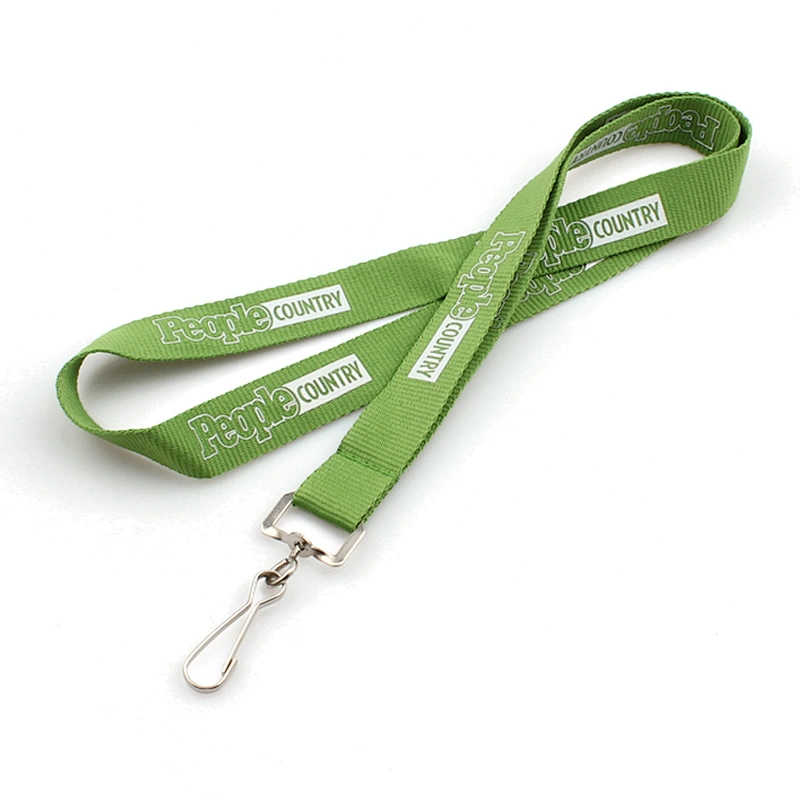 Cheap personalized silk screen printing polyester lanyard custom