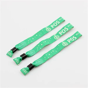 Custom polyester sublimation full color wristband fabric bracelet