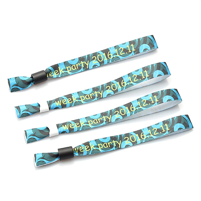 High quality custom sublimation printing polyester wristband