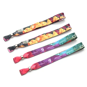 Customized logo printed wristband wrist wear on hand