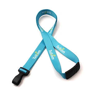 Cheap Funny Holder Printed Polyester Lanyard with Custom Logo and No Minimum Order