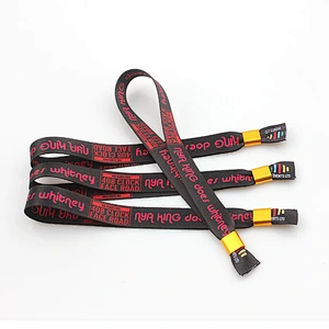 Promotional hot sale sublimation polyester wristbands as giveaway gift items