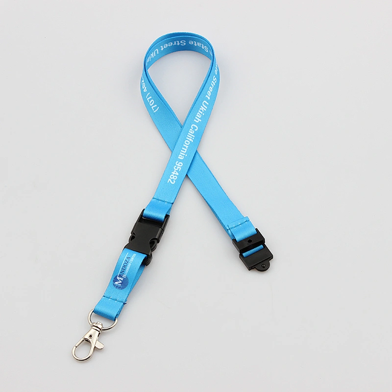 Wholesale custom printing police lanyard whistle cord