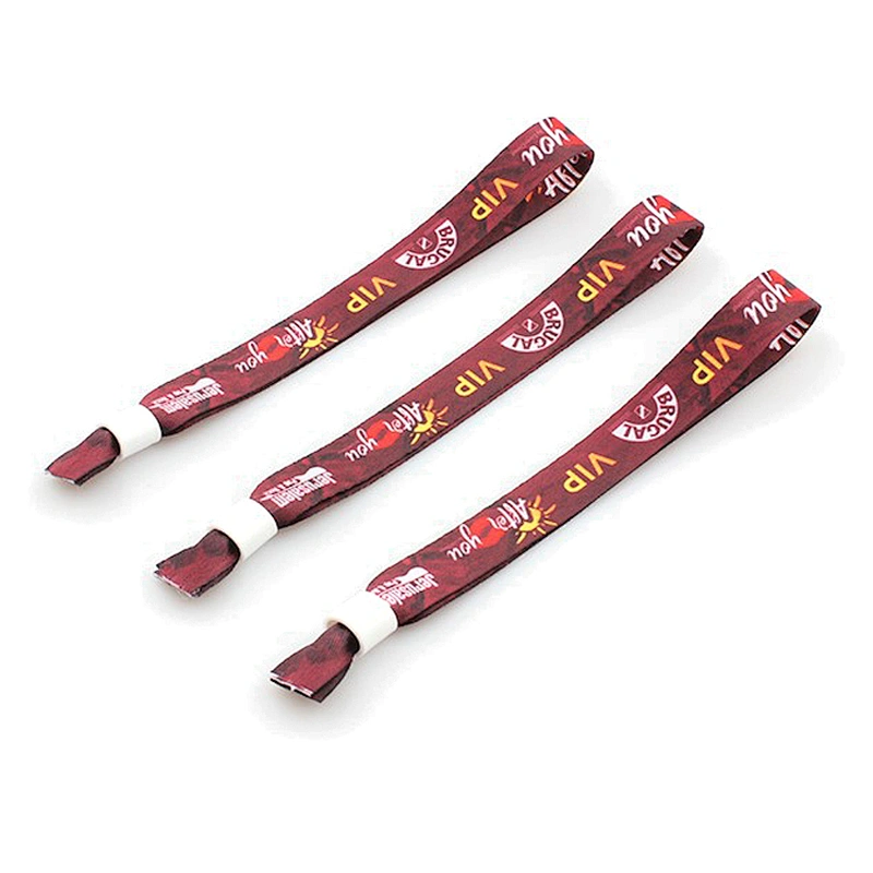 Non removable security printed wristband for festival events