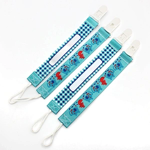 Polyester Pacifier Holder Cute Wholesale Baby Plastic Clips