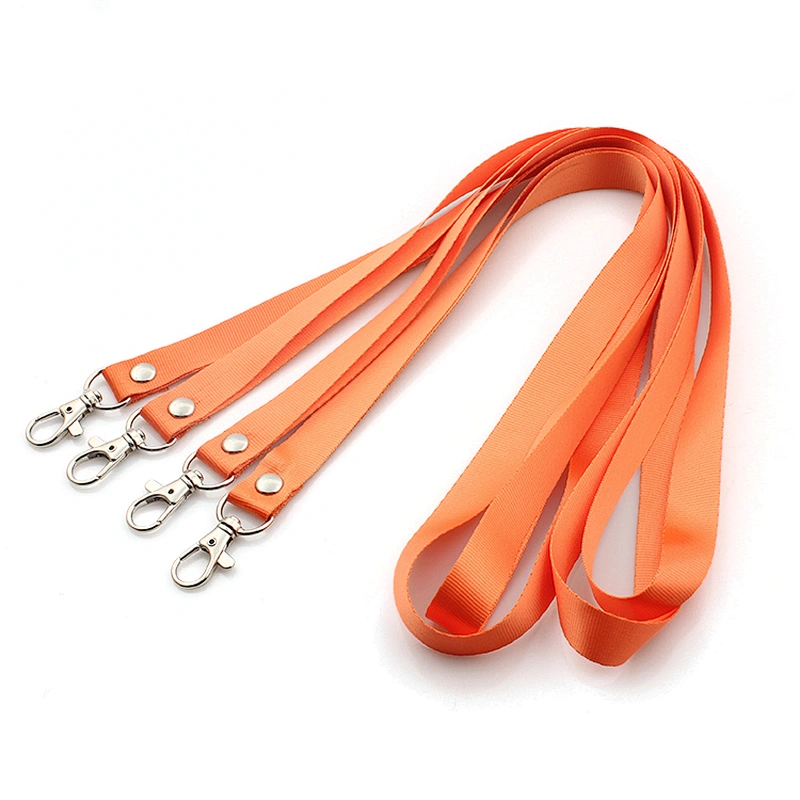Discount 1 pcs plain neck strap lanyard metal clip