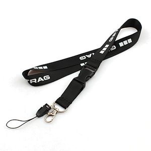 Fashion style polyester material customised personalized print lanyard