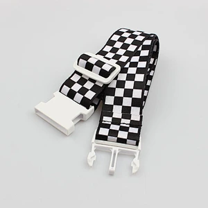 Wholesale low price airport personalized elastic luggage belt/strap with custom logo