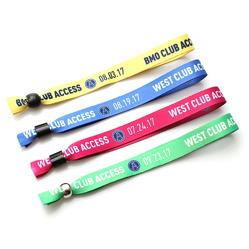 Best Quality Promotion Custom Printed Polyester wristband