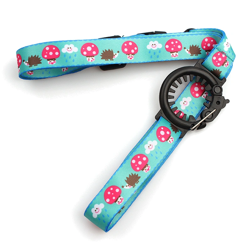 Durable custom logo water bottle holder lanyard strap
